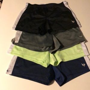 4 pairs of justice shorts